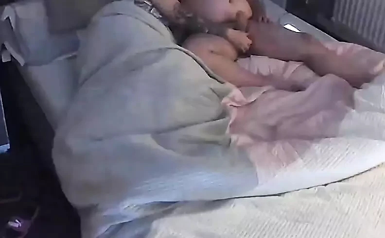 Step mom can't resist not handjob step son big duck in erection