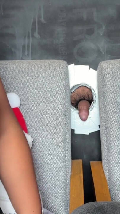WIFE IS SHARED BY HER HUSBAND TO BE FUCKED IN A GLORY HOLE | Clip 1