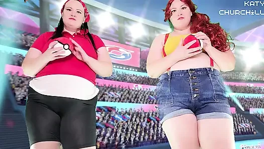 Misty und may facesitting und furzen, kampfbestrafung