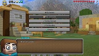 Minecraft Horny Craft - parte 3 - Alex faz boquete para Steve por loveskysan69