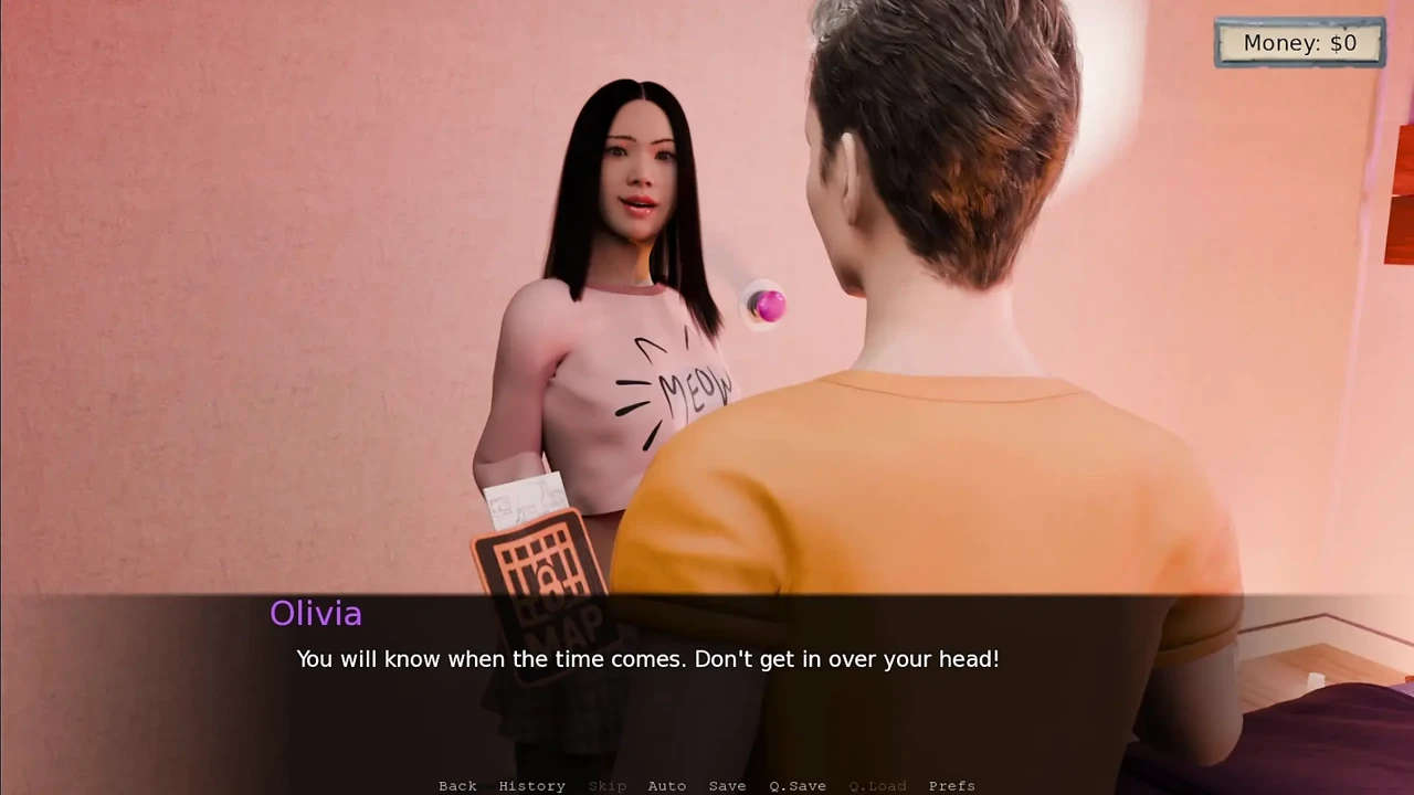 Olivia Puts Chastity Cage on My Cock