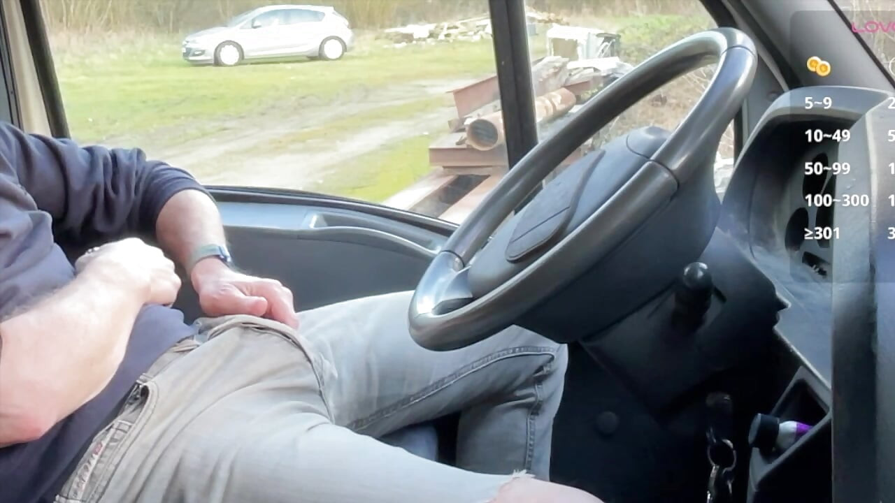 meeting with a driver stopping near my truck