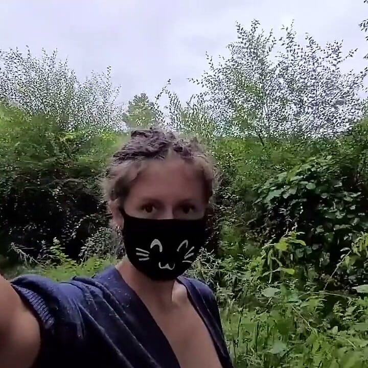 I decided to take a little walk and filmed a video for you. Of course a little rain didn't stop me!