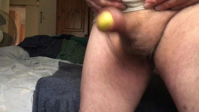Long foreskin with: large potato