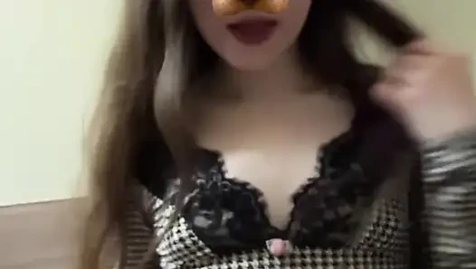 TikTok Compilation Part 8: Naked Girl Dancing Sexy Short Dress Stockings Thong Striptease