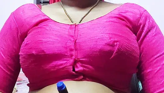 Beautiful Indian sister-in-law called her boyfriend at home