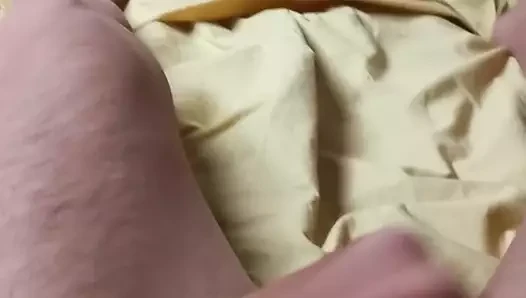 masturbasyon yapmak ve cum içinde tayt