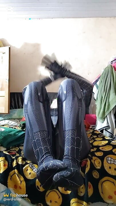 Spiderman Venom Transgender Cosplay for Halloween, so Hot