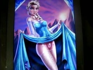 Elsa Cum tribute #2 (SoP)