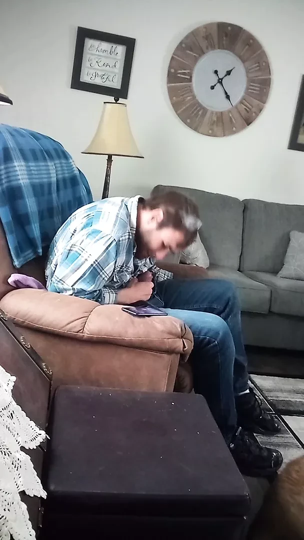 Man sucking  his  own  cock