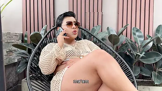 Meine MILF-stiefmutter gibt mir eine kostenlose massage, aber ich hatte am ende den BBC-greif von der masseuse in meinem mund