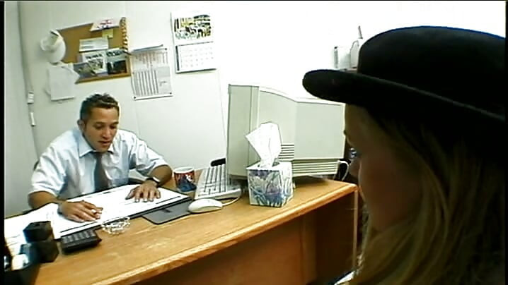 Busty Blonde Secretary Fucked Deep On Desk
