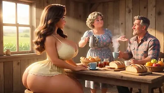 Fucked Hard by Uncle in Bed with Aunt Beside Us (ai Generated)