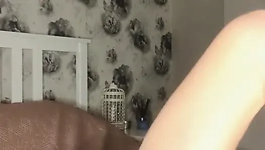 HORNY BUTT PLUG MILF SHOWS HER TITS AND WET PUSSY