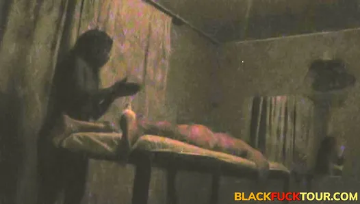Sensual Dark Amateur Ebony Massage Leads To Passionate Sex