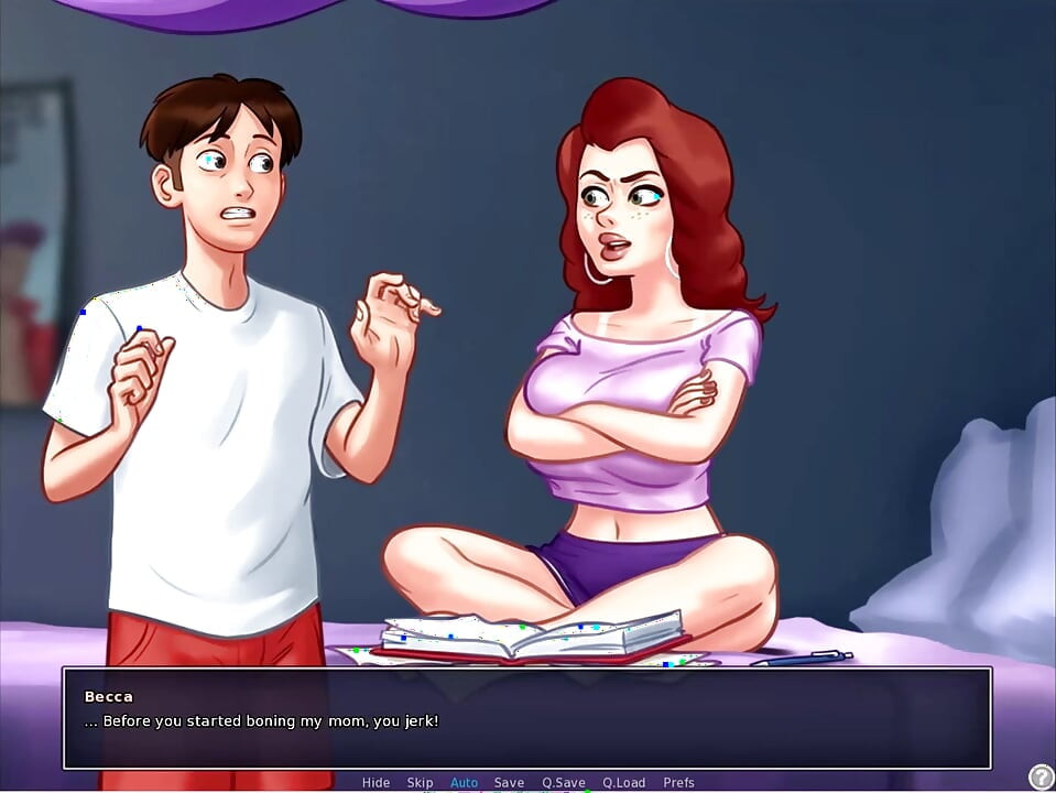 Summertime Saga - Johannes fucked Odette, Johannes fucked Maria, Eva had her baby