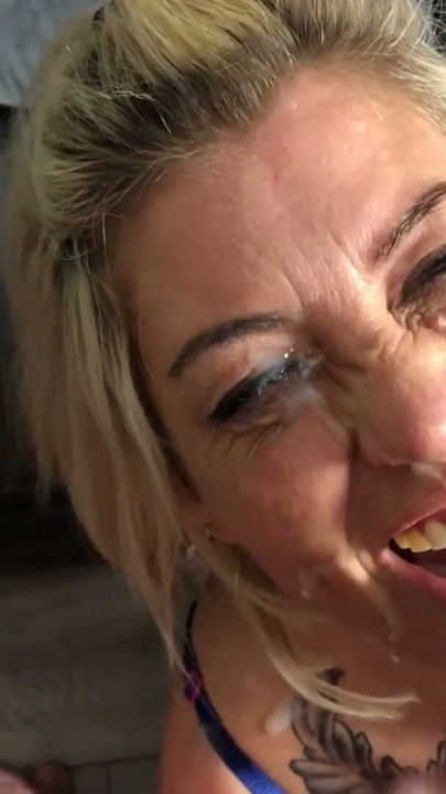 英國熟女骯髒的艾瑪被操臉並大規模射臉 | 短片 2