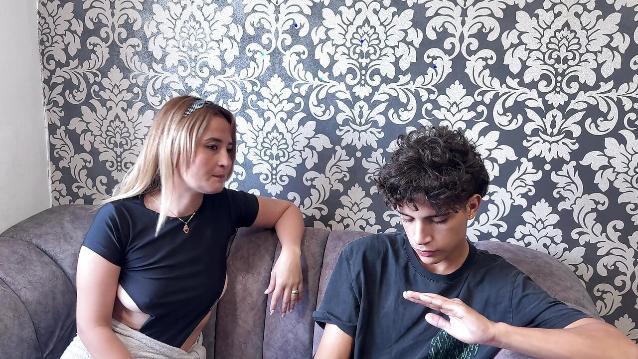 Big-ass stepmom teaches her little stepson how to fuck a woman and fulfills her dream fantasy.