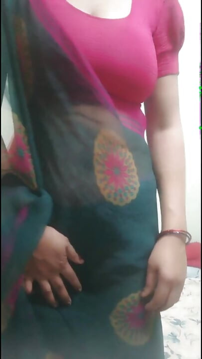 Desi Saree Undressing Tease - Full Nude Solo Play - Intense Orgasm - No Face - 4K