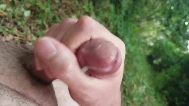 My soft cock cuming
