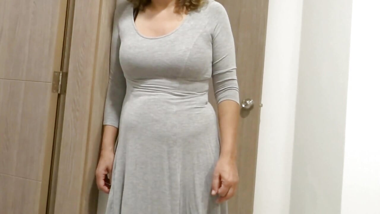 I jerk off watching my stepmother undress and masturbate, showing me her ass so I can cum.