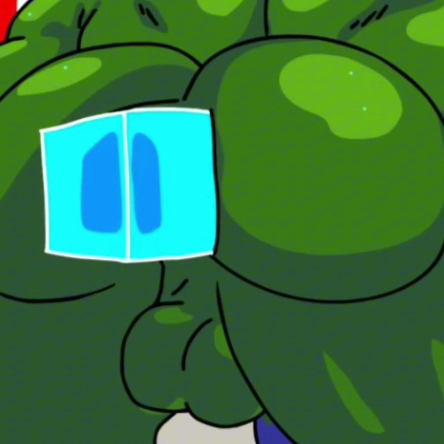 Hulk throwing things out of his ass