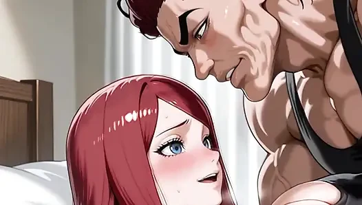 Yujiro (Baki) x Kushina (Naruto)