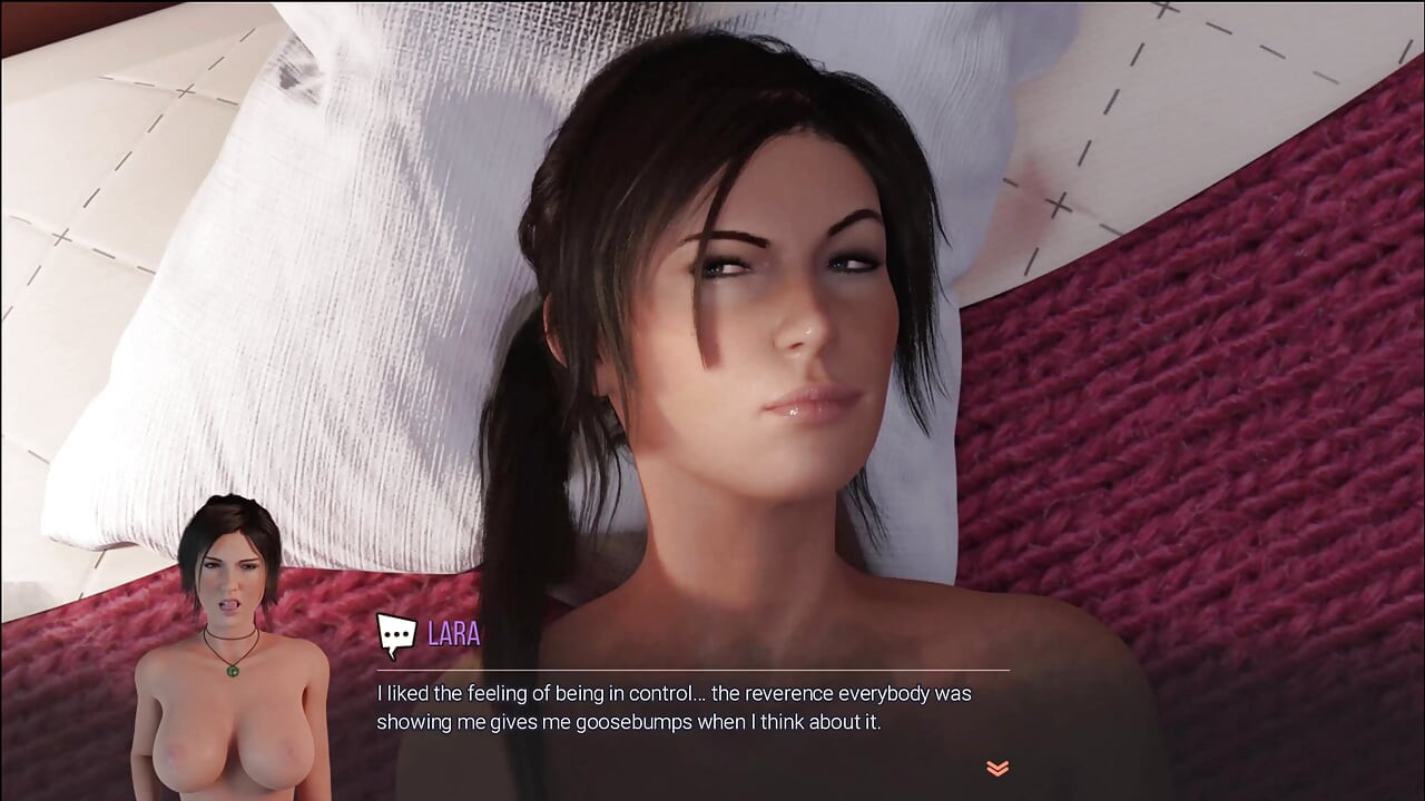 Croft Adventures 3 Lara ama BDSM, pauzões pretos e provocar os outros