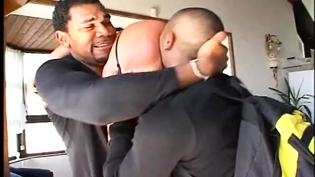 Two Big Black Cocks for a Young and Horny Slut