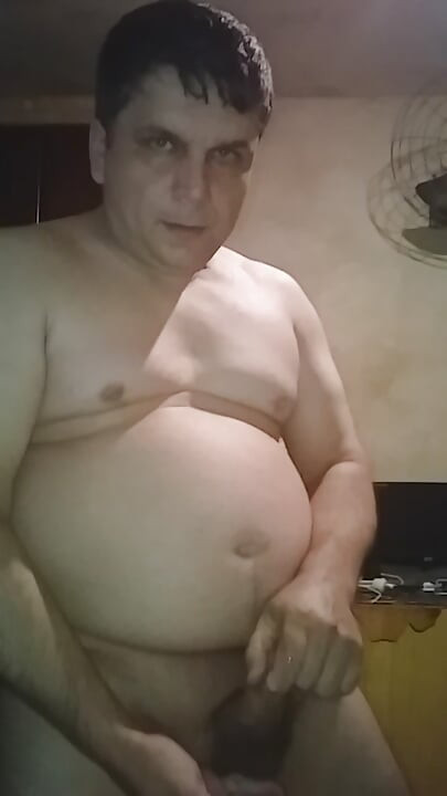 I filled my hand with a lot of cum
