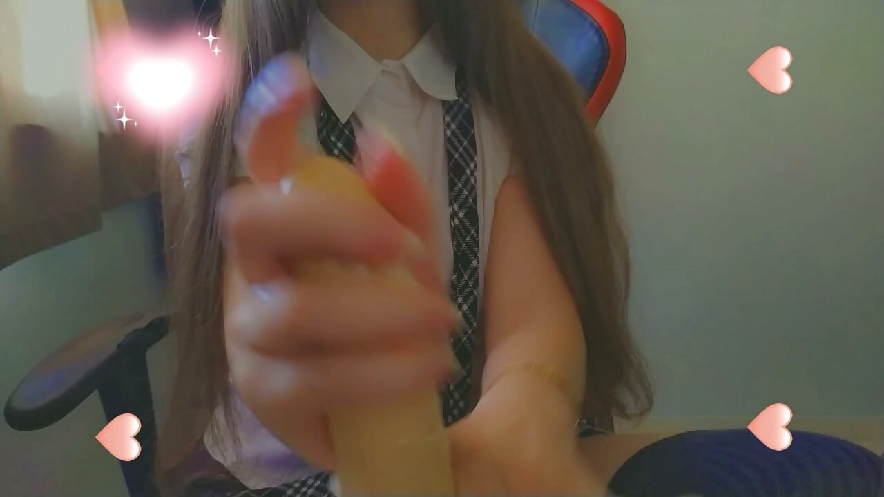 Horniest as never seen before student fairy bliss is cumming  while masturbation and takes the dildo inside her sweet pussy