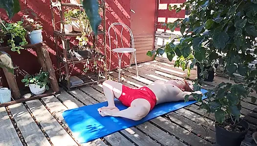 Amatör açık havada azdırma ve mercek üzerinde ateşli damlama bakış açısı