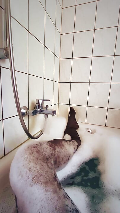 Miły dzień na kąpiel