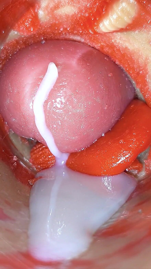 Cum Big Load Sperm. Excellent internal camera. 4K | Clip 2