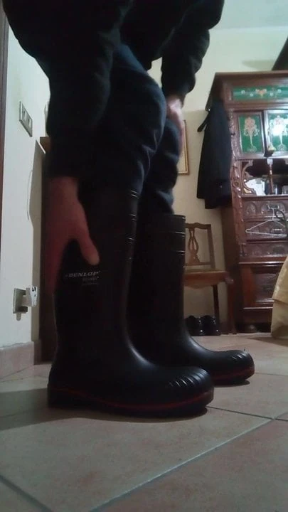 My boots rubber black