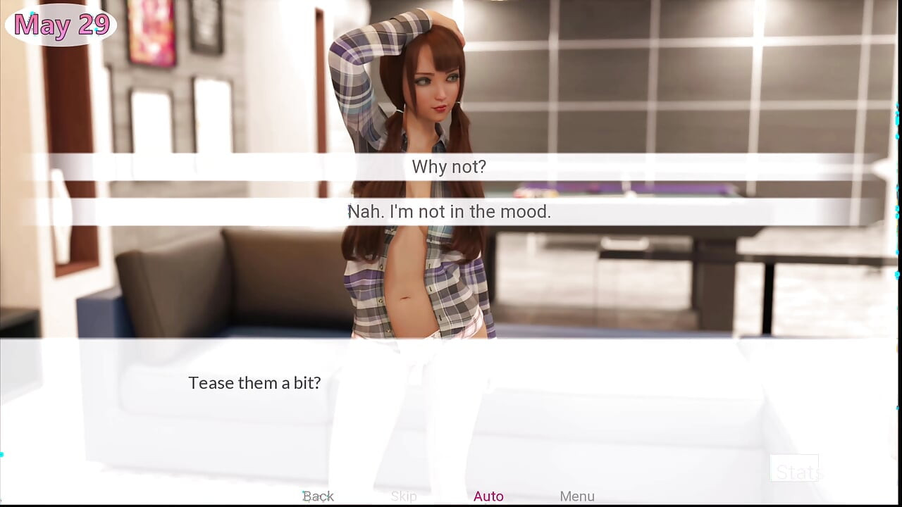 Mong muốn bình thường # 3 - Rita trêu chọc các chàng trai.