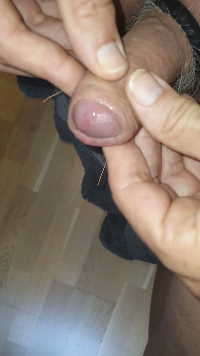 Needles in testicles and glans | Clip 1