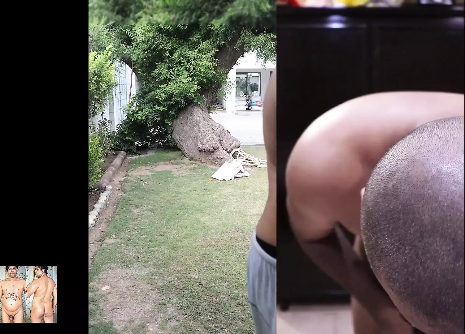 Gando pakistani samlaingik larka ho jata hai aur sarvajnik roop se seksi gand dikha raha hai