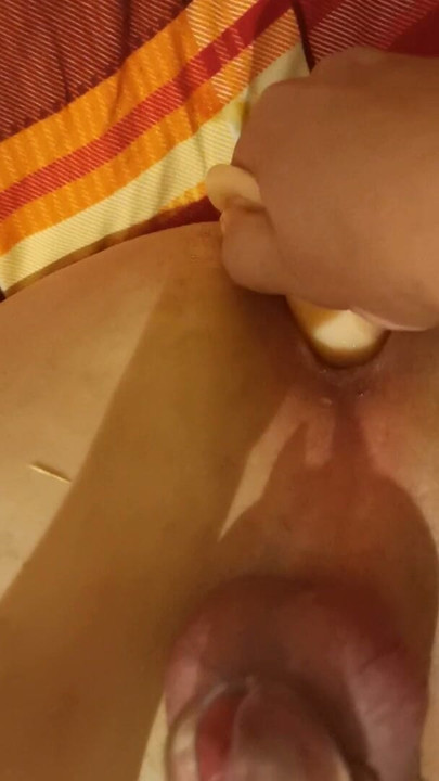 Caged Sissy gaping asshole