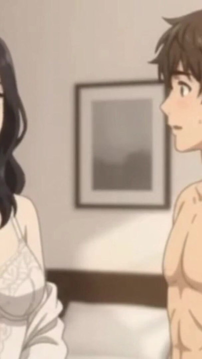 Stepmom caught her stepson in her lingerie and give her live show | Clip 1