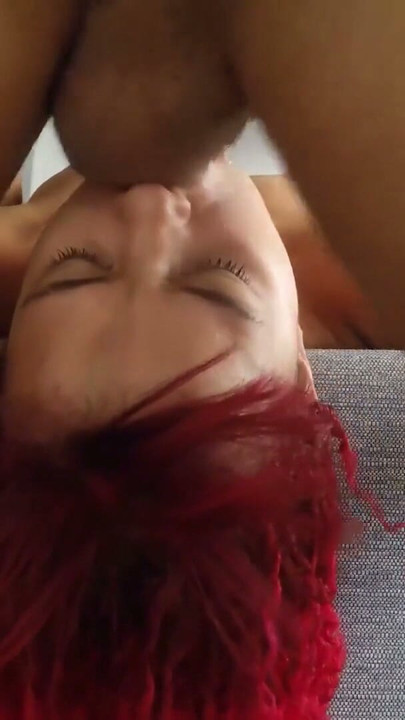 Petite Teen Upside Down Rough Hardcore Sloppy Deep Throats A Huge Dick | Clip 1
