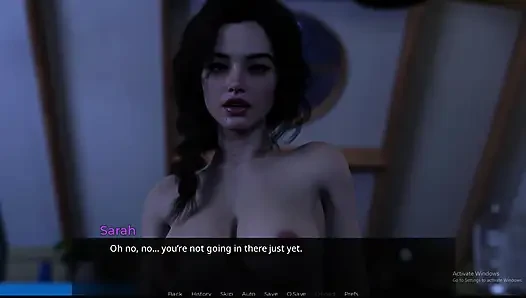 Plaj evi 2 Sarah'ın benimle ne kadar ileri gittiğine inanamıyorum