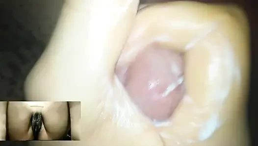 18 years old boy masturbateing with a girl