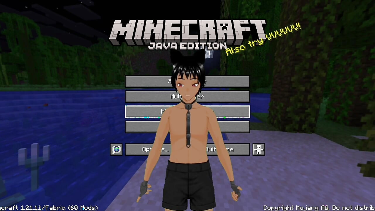 Minecraft mod Needs of Nature - Steve and alex masturbating and showing off some features! Like Cum!