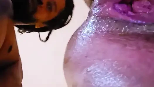 Fucking Granny In The Ass Making Her Pussy Spray