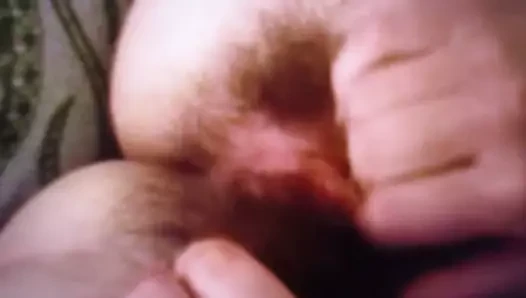 My wife's hairy cunt.