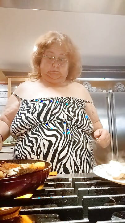 Cooking Pork chops for dinner and flashing as I cook