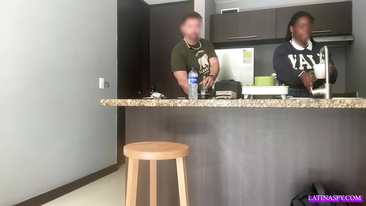 Black maid with huge natural breast comes to help TC part 1