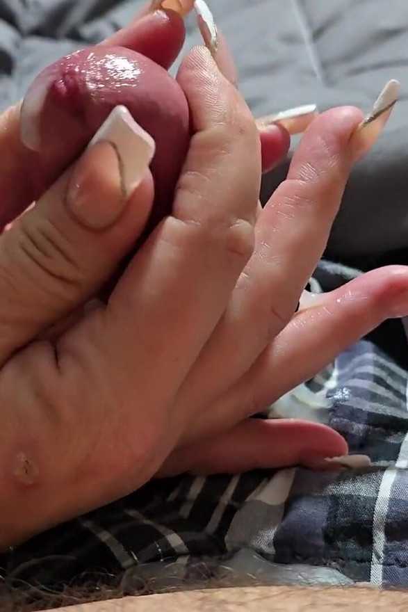 Hot Perfect Handjob Massive Cumshot