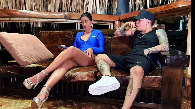 Colombian MILF Lina Henao fucking with her young stepbrother rogue. She is a very horny stepsister